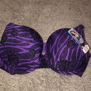 Cute purple push-up bra 34D